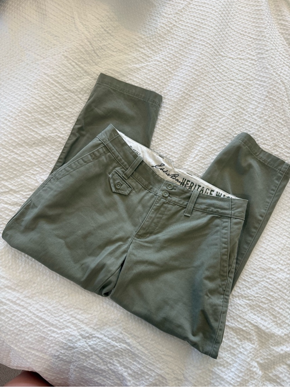 Eddie Bauer blakely pant in heritage green